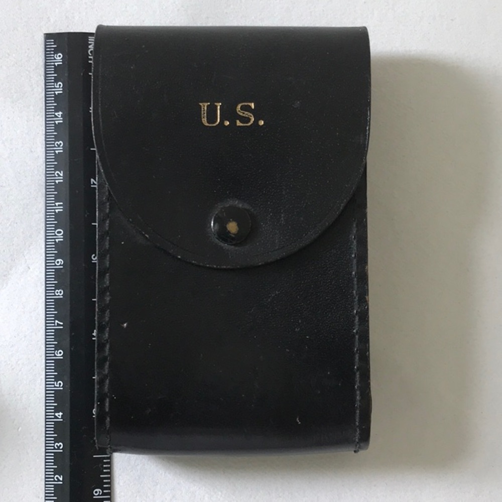 Leather Magazine Pouch US Vietnam War Era 1970s - Picture 7 of 7